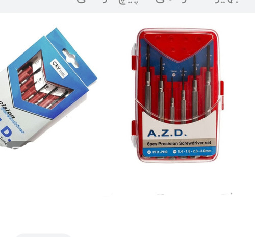 مجموعه ۶ عددی پیچ گوشتی ساعتی